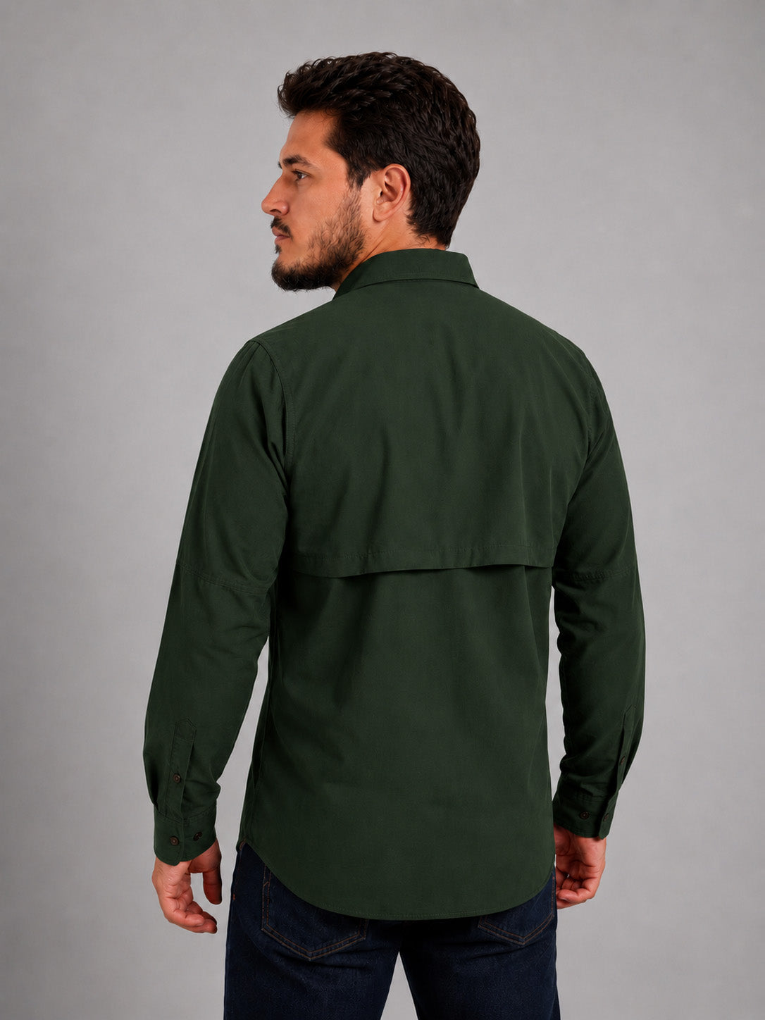 Camisa Work Verde Oliva com Proteção UV50+