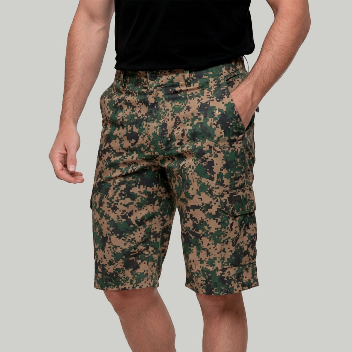 Bermuda Tática Brk Militar Verde UV35+ - Brk Agro