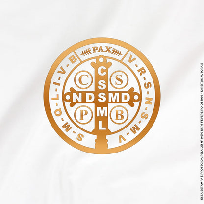 Camiseta Agro Brk Medalhão São Bento Algodão Premium - Brk Agro