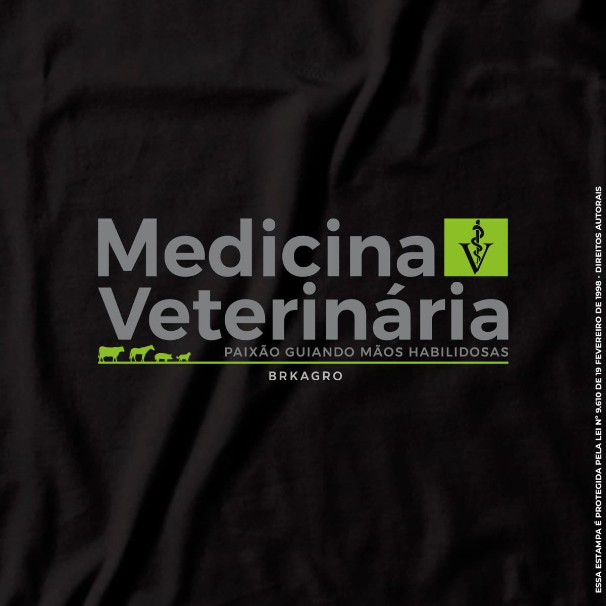 Camiseta Agro Brk Medicina Veterinária com Algodão Premium - Brk Agro