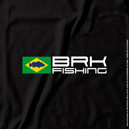 Camiseta de Pesca Brk Fishing Brasil com Algodão Premium - Brk Agro