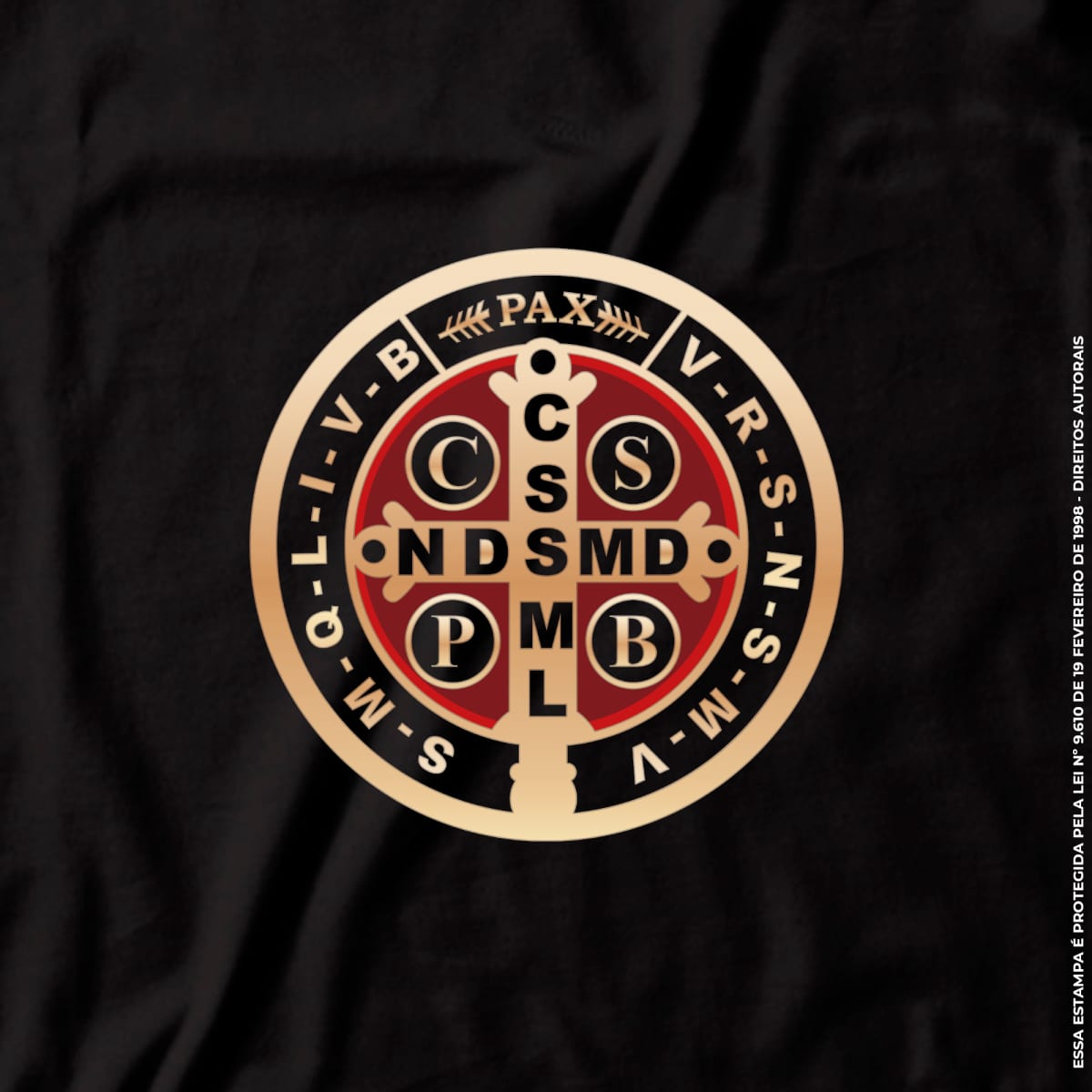 Camiseta Agro Brk Medalhão São Bento Algodão Premium - Brk Agro