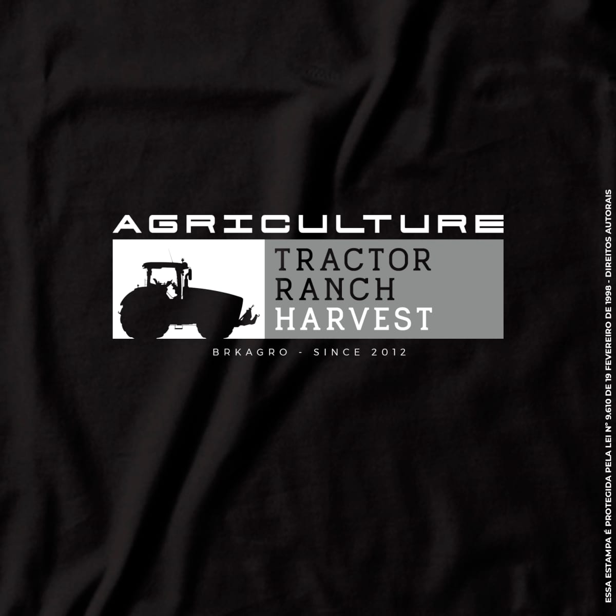 Camiseta Agro Brk Agriculture Trator Algodão Premium - Brk Agro
