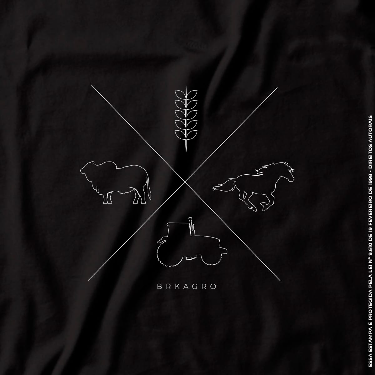Camiseta Agro Brk X Algodão Premium - Brk Agro