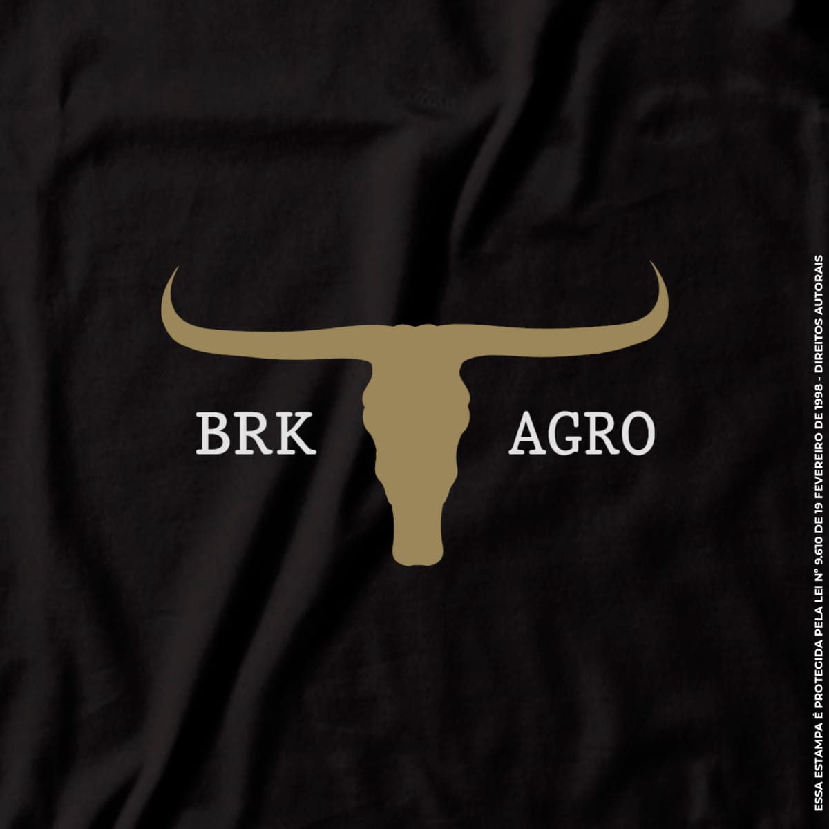 Camiseta Agro Brk Long Horn Algodão Premium - Brk Agro