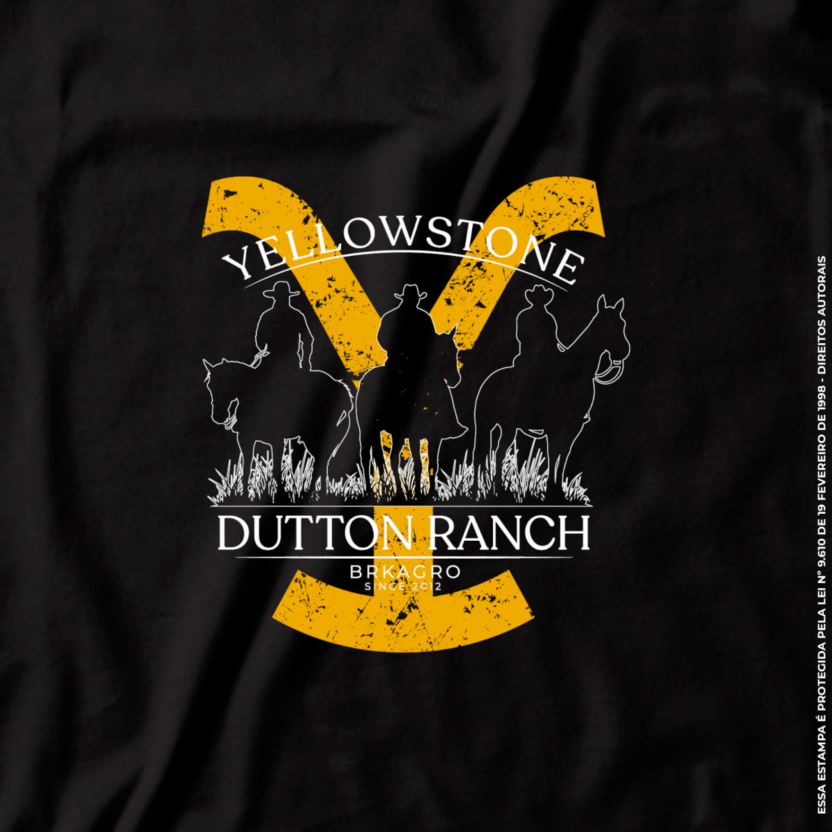 Camiseta Agro Brk Yellowstone Algodão Premium - Brk Agro
