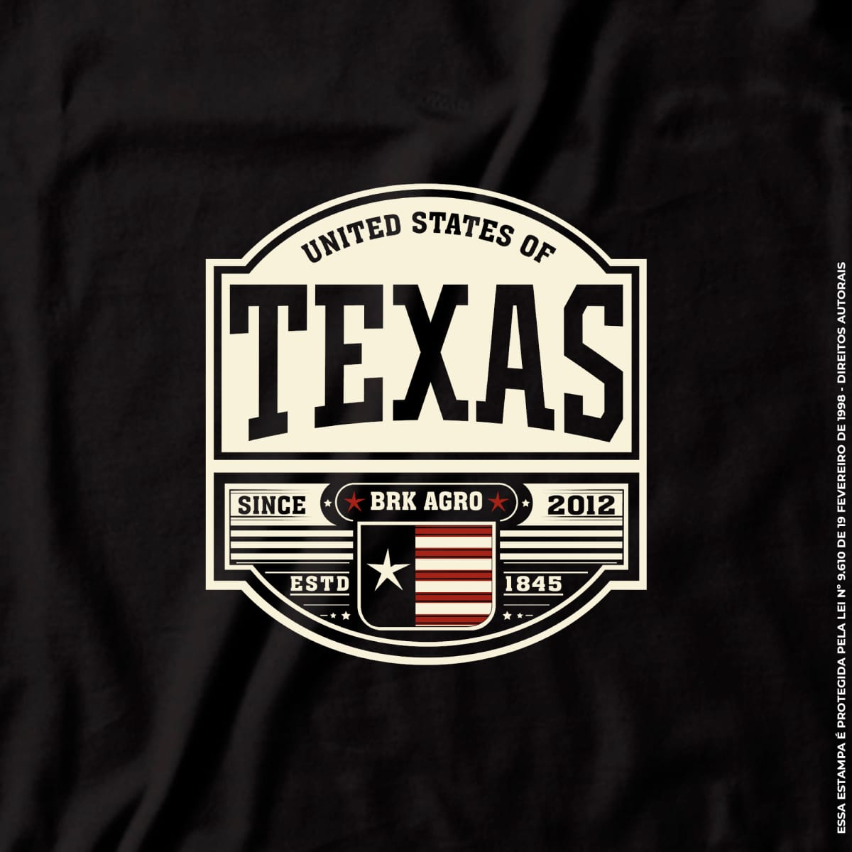 Camisa Agro Brk States of Texas com Algodão Premium - Brk Agro