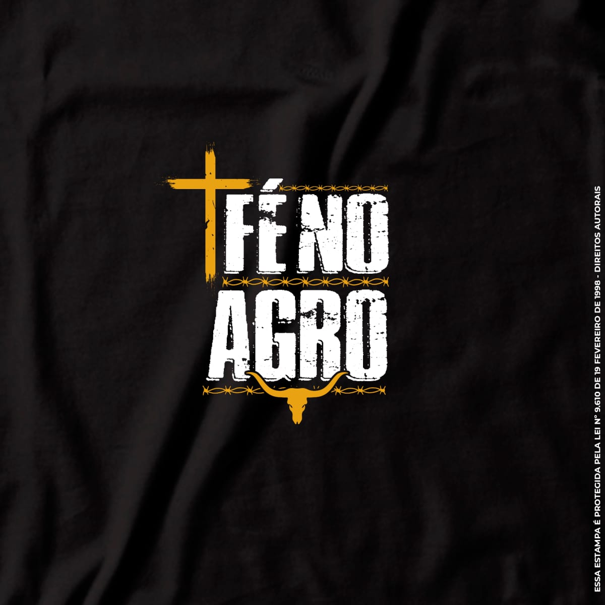 Camiseta Agro Brk Fé no Agro com Algodão Premium - Brk Agro