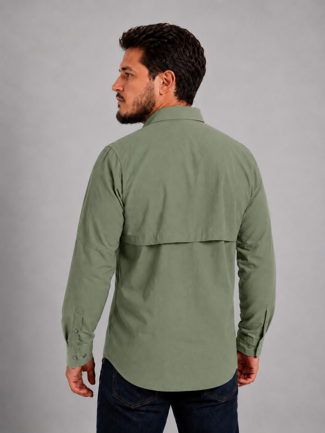 Camisa Work Verde Adventure com Proteção UV50+ - Brk Agro