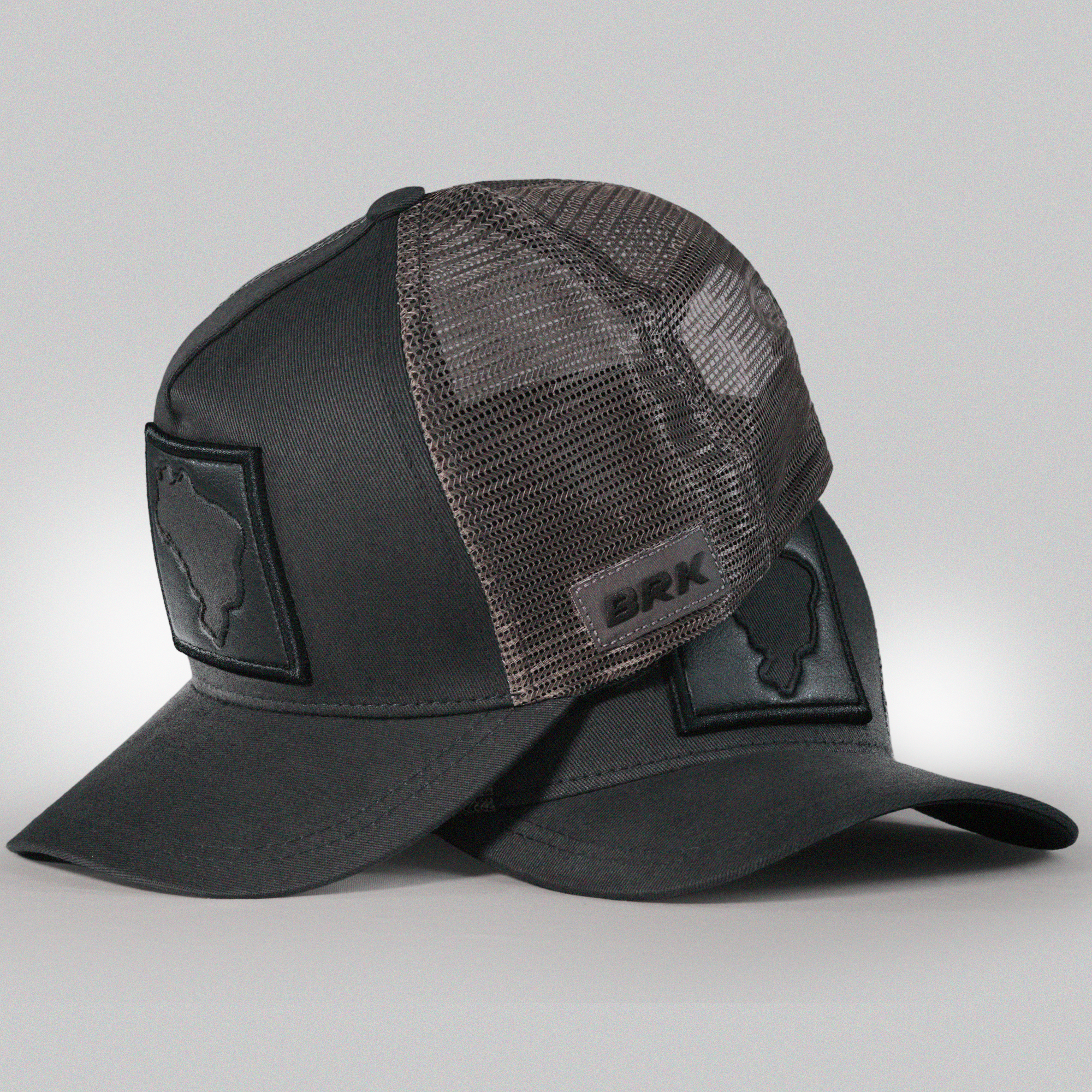 Kit 1 Boné Trucker Brk Mapa do Brasil + 1 Camisa Agro Brk Bandeira de Goias com Proteção UV50+ - Brk Agro