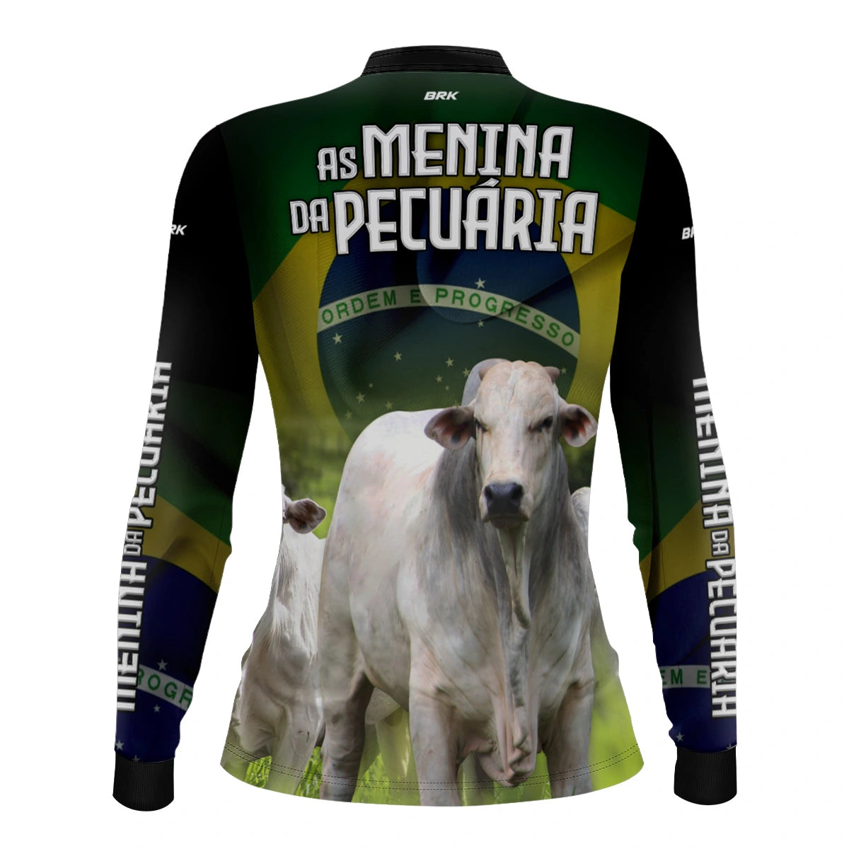 Camisa Agro Brk As Menina da Pecuária com Proteção Solar UV50+ - Brk Agro