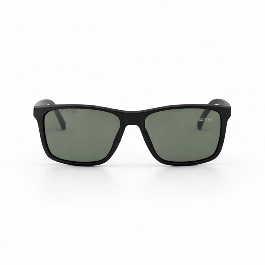 Óculos de Sol Brk Quadrado Ranger Preto com Lente Polarizada Verde UV400 - Brk Agro