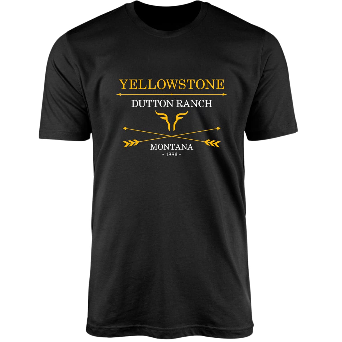 Camiseta Agro Brk Yellowstone Montana Símbolo Touro com Algodão Premium - Brk Agro