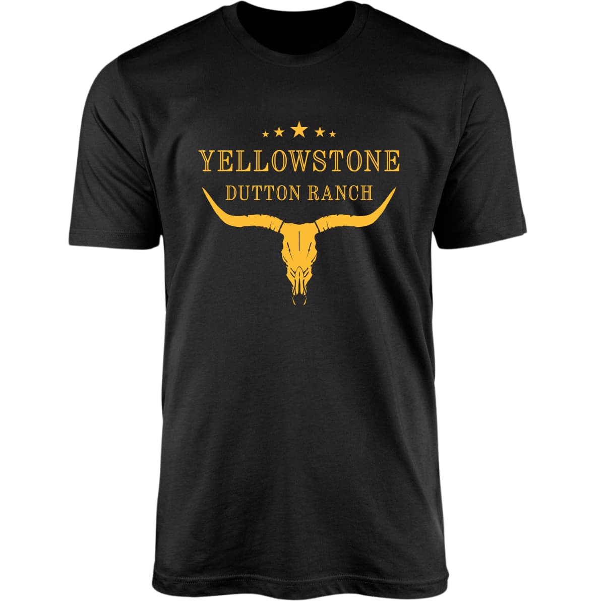 Camiseta Agro Brk Yellowstone Dutton Ranch Amarelo com Algodão Premium - Brk Agro