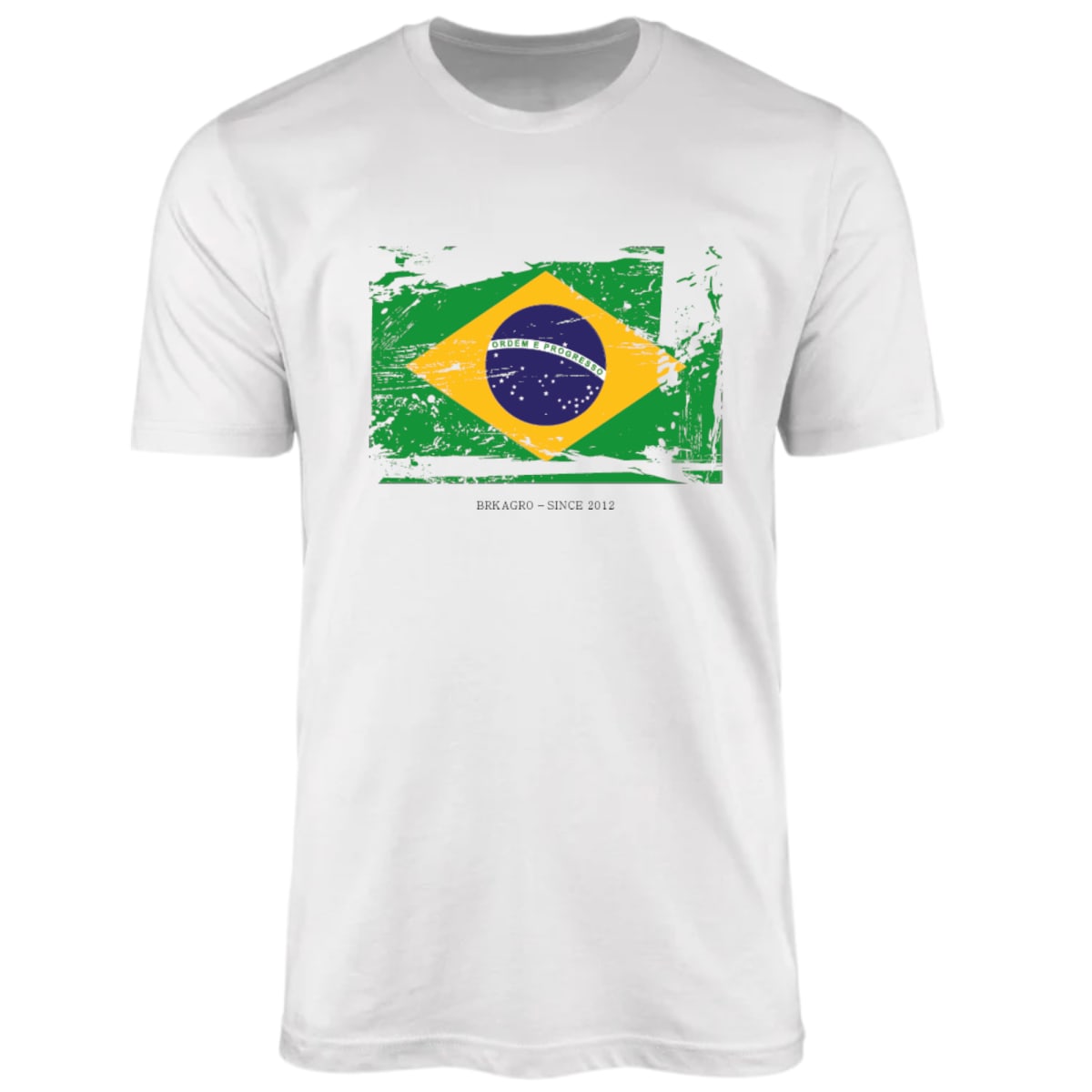 Camiseta Agro Brk Bandeira Brasil Algodão Premium - Brk Agro