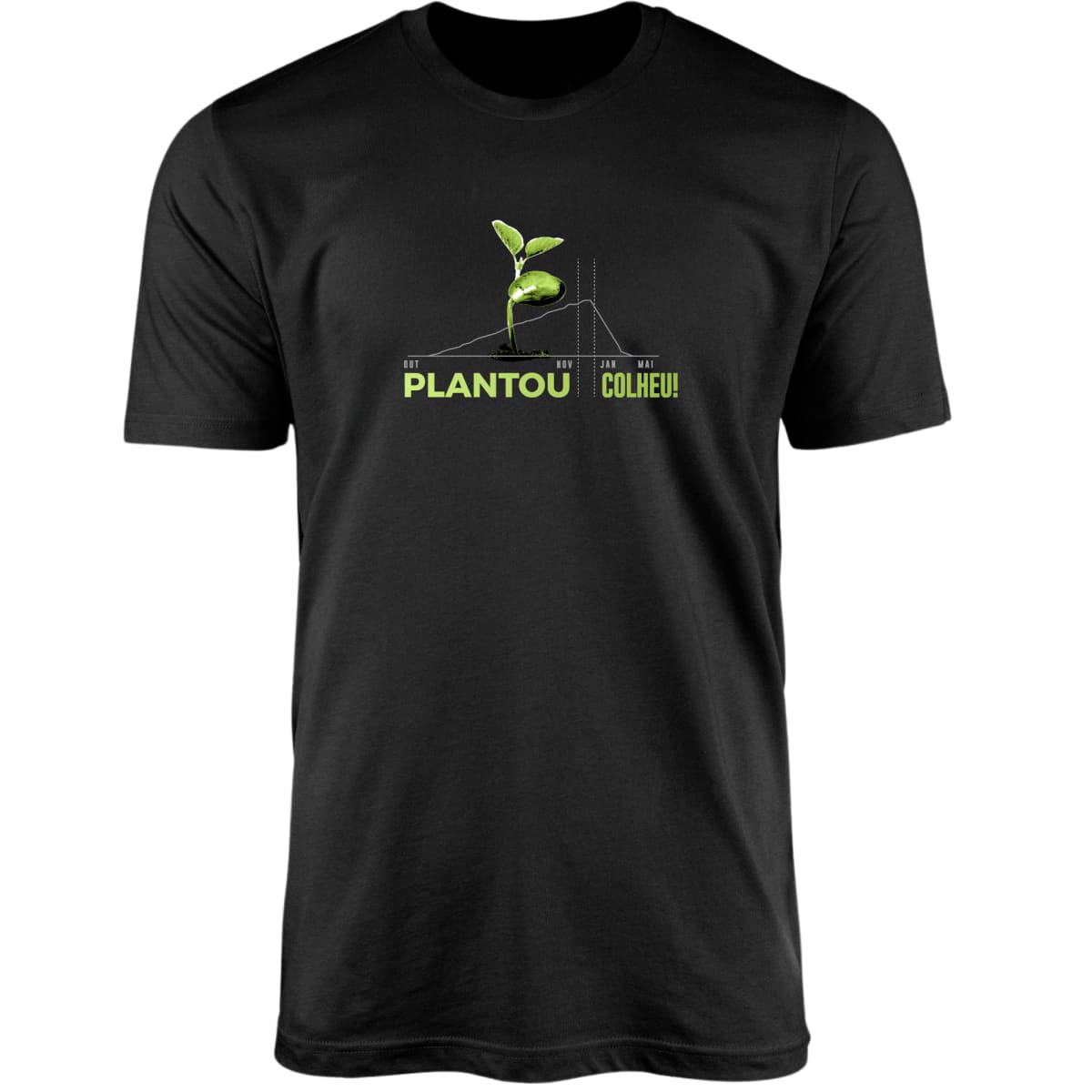 Camiseta Agro Brk Plantou Colheu Algodão Premium - Brk Agro