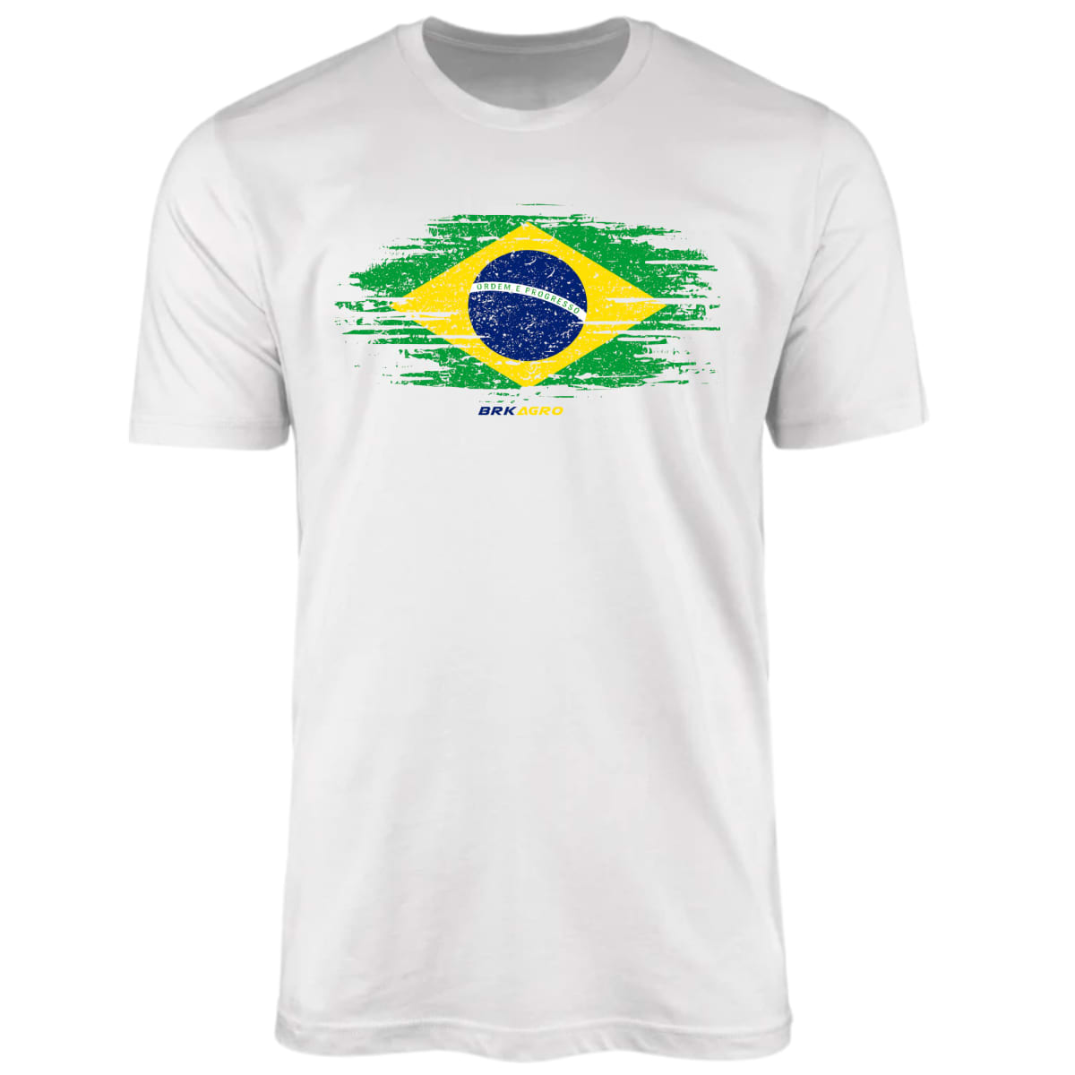 Camiseta Agro Brk Bandeira do Brasil Algodão Premium - Brk Agro