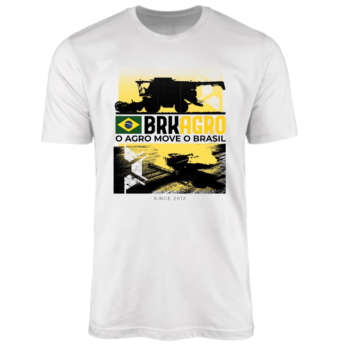 Camiseta Agro Brk O Agro Move o Brasil Algodão Premium - Brk Agro