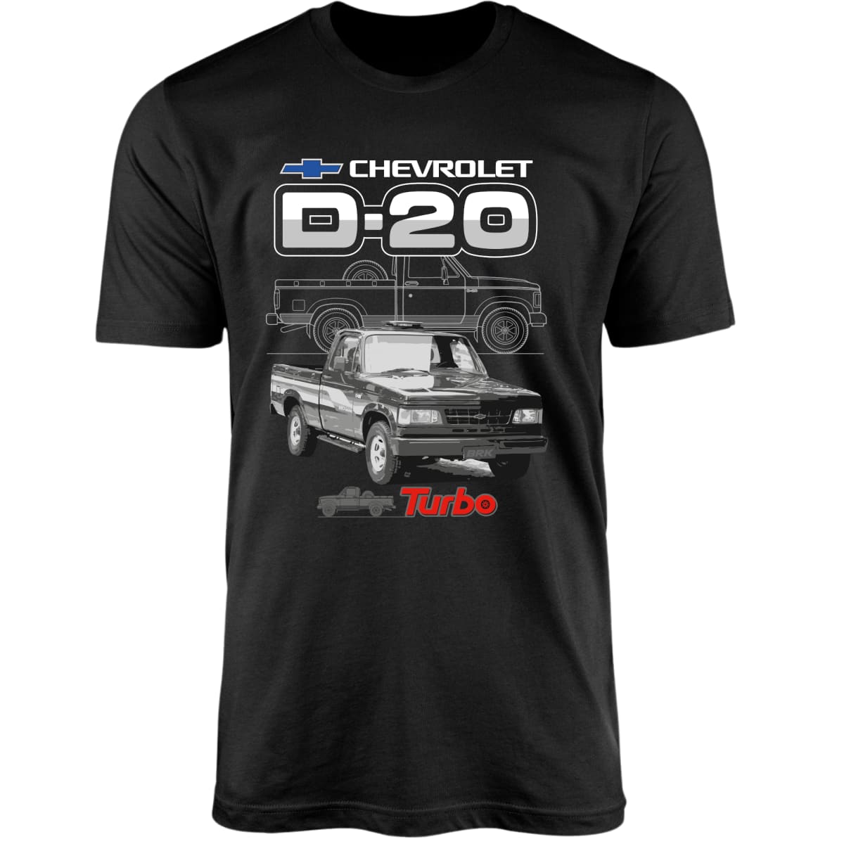 Camiseta Brk Caminhonete D20 Turbo com Algodão Premium - Brk Agro
