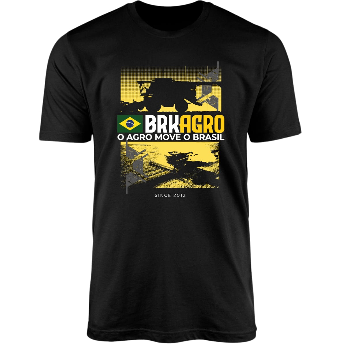 Camiseta Agro Brk O Agro Move o Brasil Algodão Premium - Brk Agro