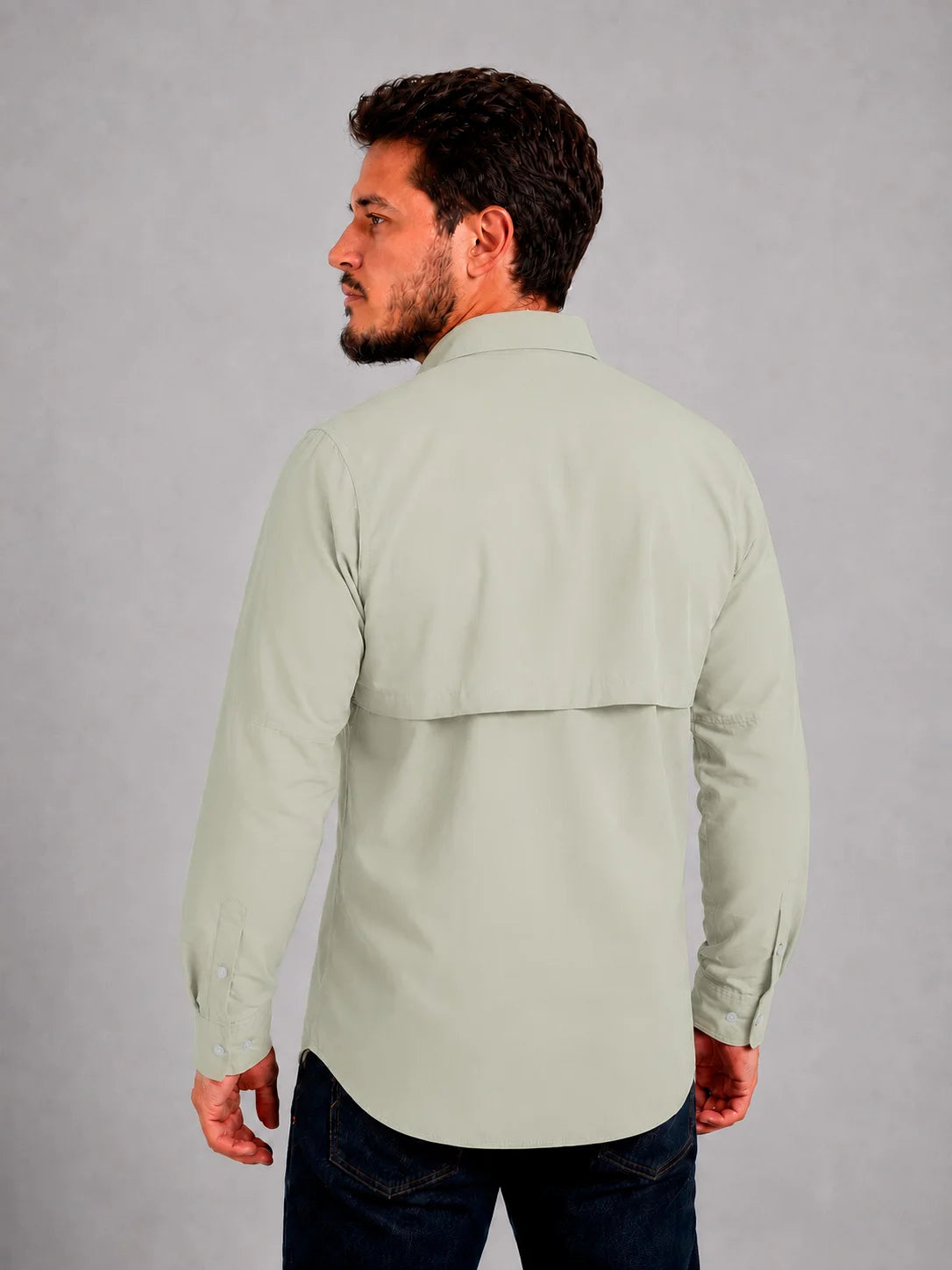 Camisa Work Areia com Proteção UV50+