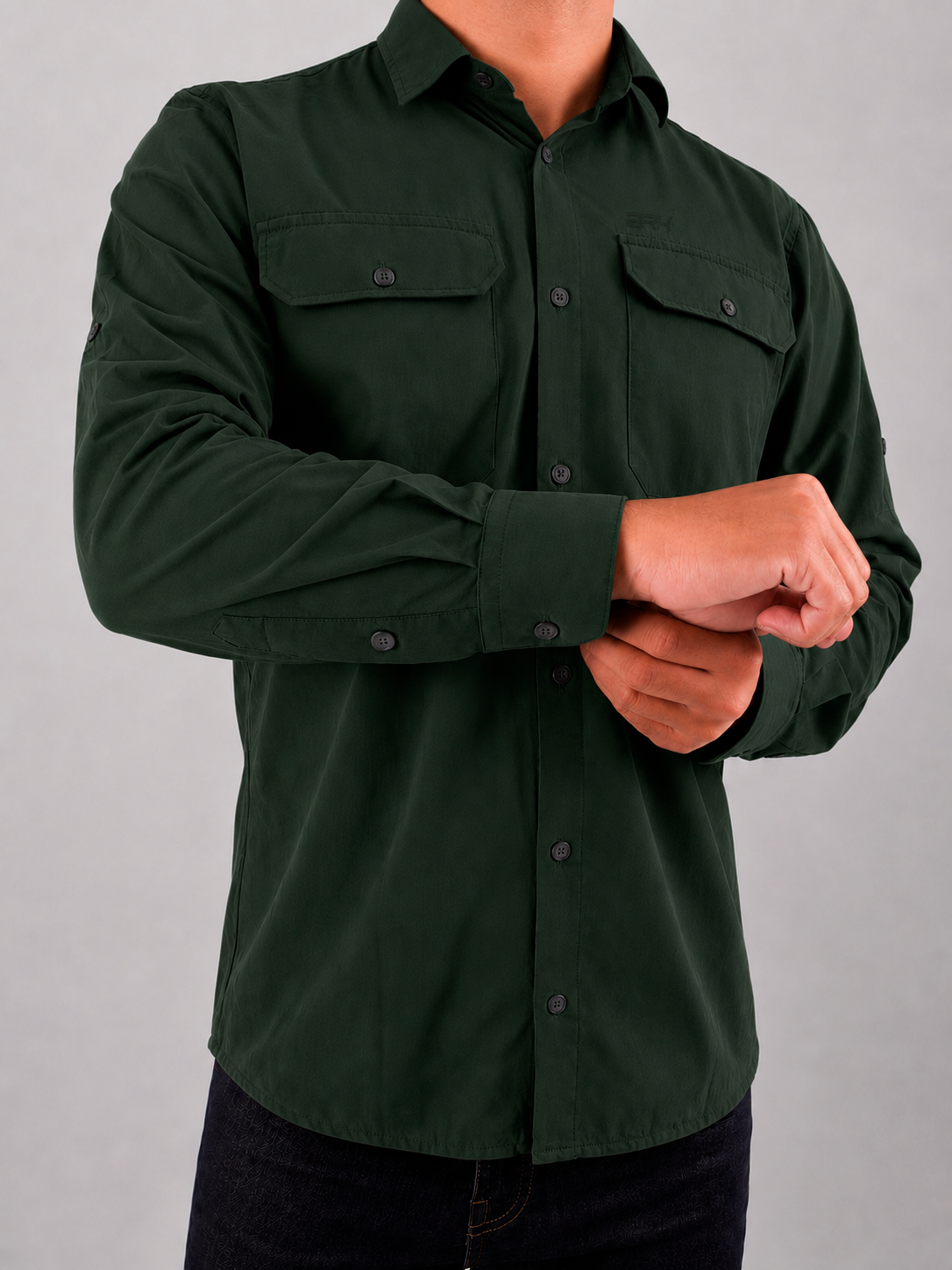 Camisa Work Verde Oliva com Proteção UV50+
