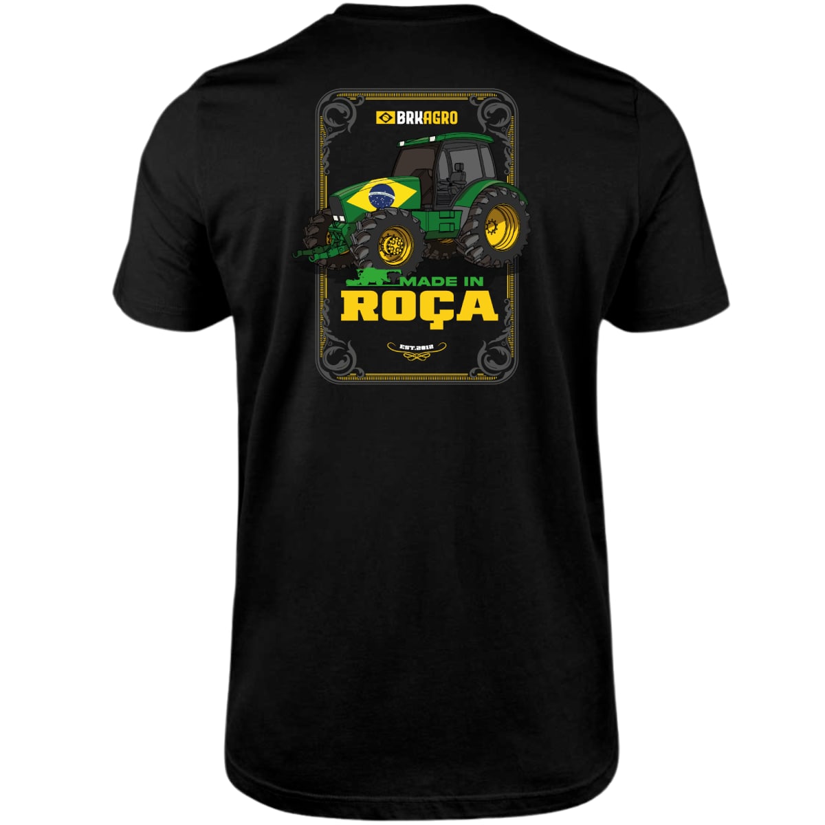 Camiseta Agro Brk Made In Roça Algodão Premium - Brk Agro
