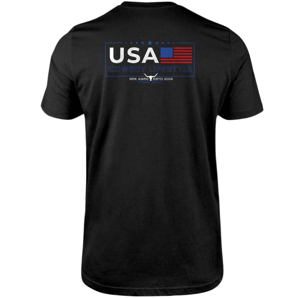 Camiseta Agro Brk USA Cowboy Lifestyle Algodão Premium - Brk Agro