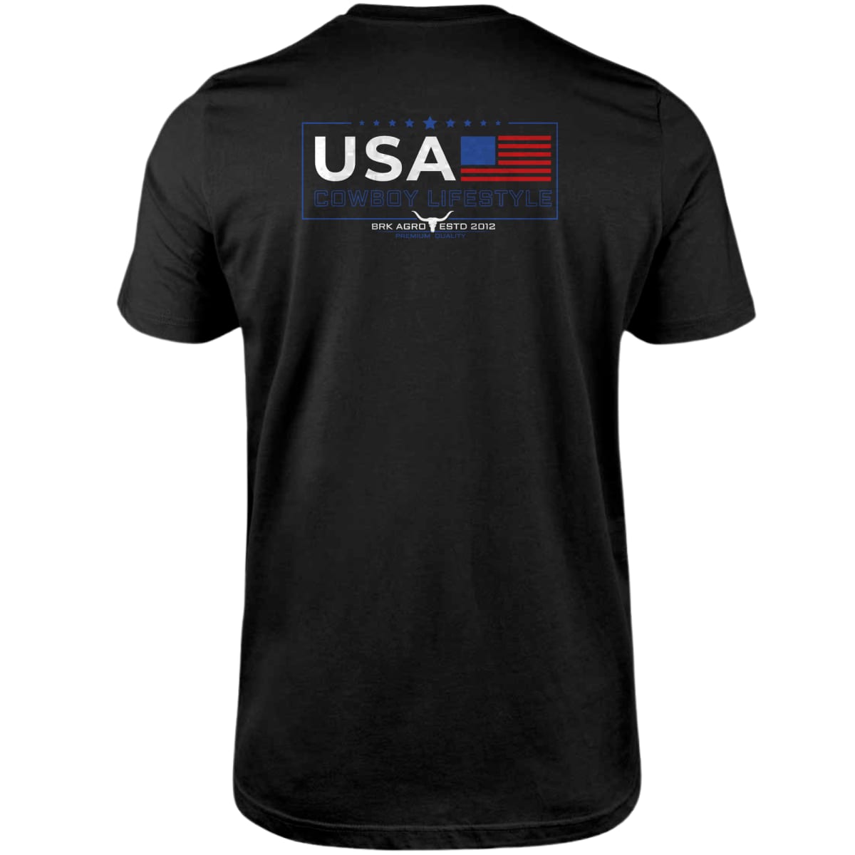 Camiseta Agro Brk USA Cowboy Lifestyle Algodão Premium - Brk Agro
