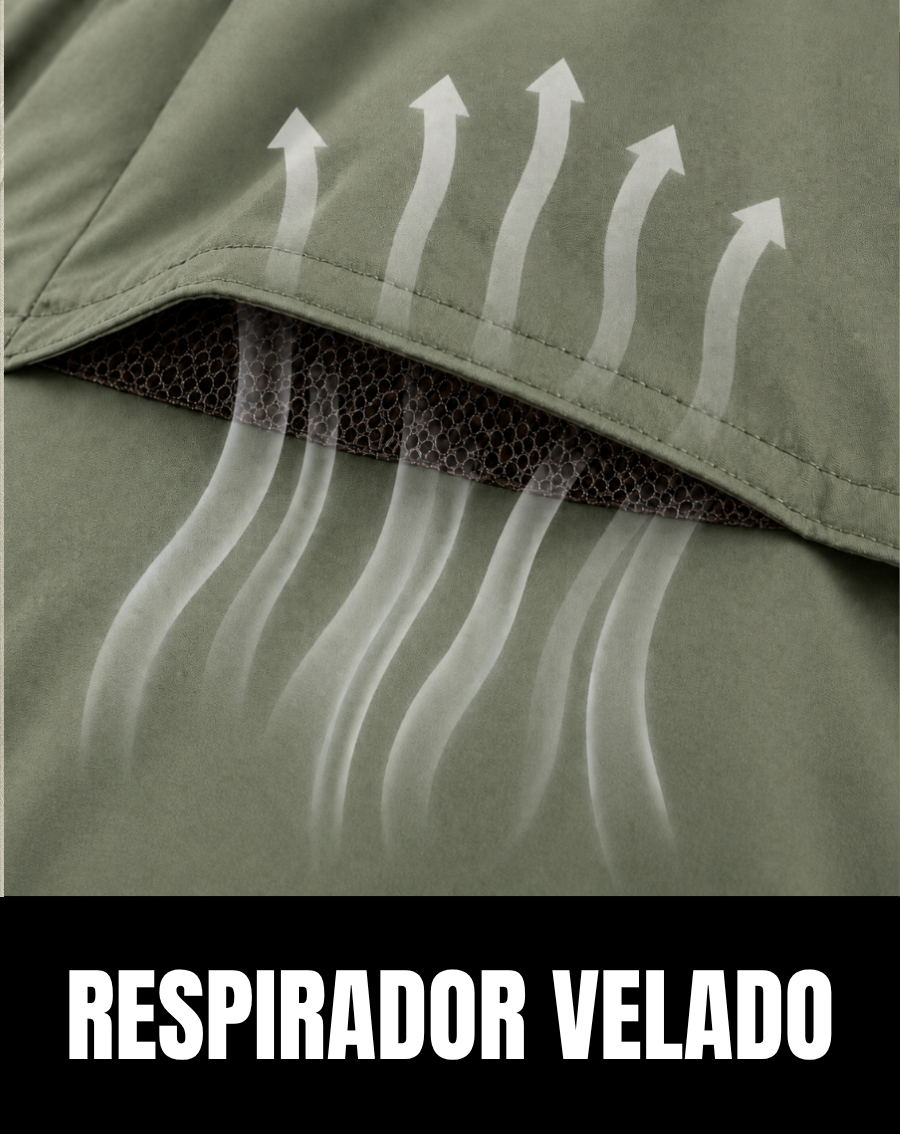 Camisa Work Verde Adventure com Proteção UV50+ - Brk Agro