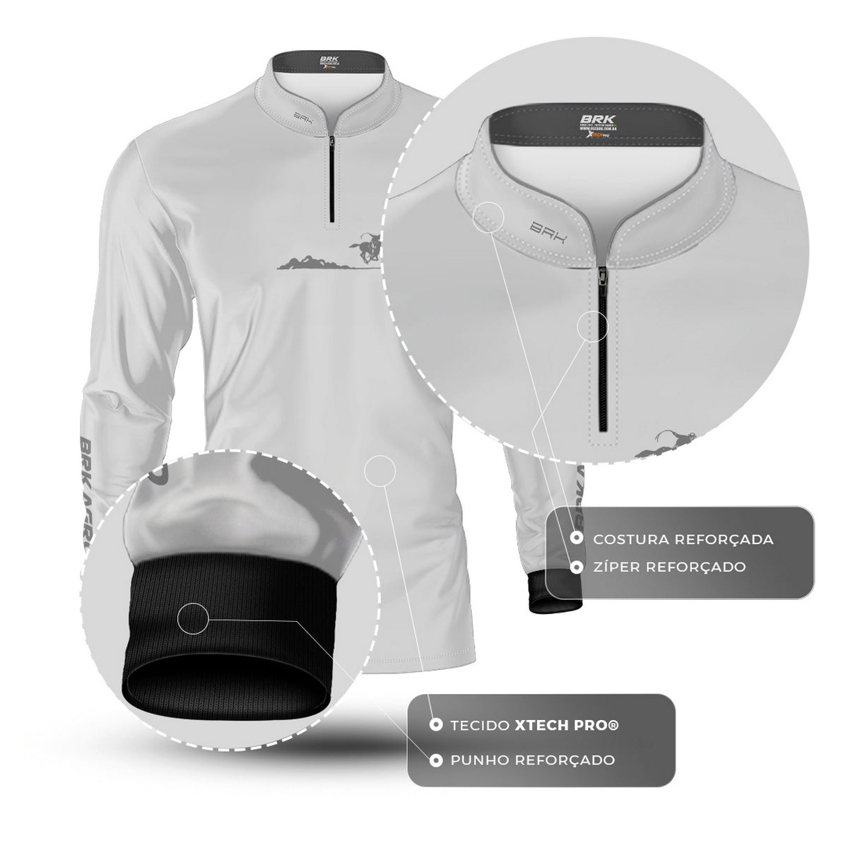 Camisa Agro Brk American Cowboy com Proteção UV50 - Brk Agro