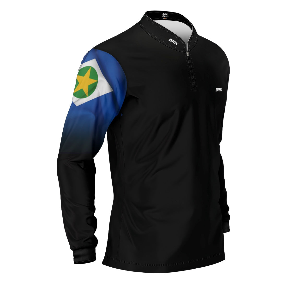 Kit 1 Boné trucker Brk Mapa do Brasil + Camisa Brk do Mato Grosso com Proteção UV50+ - Brk Agro