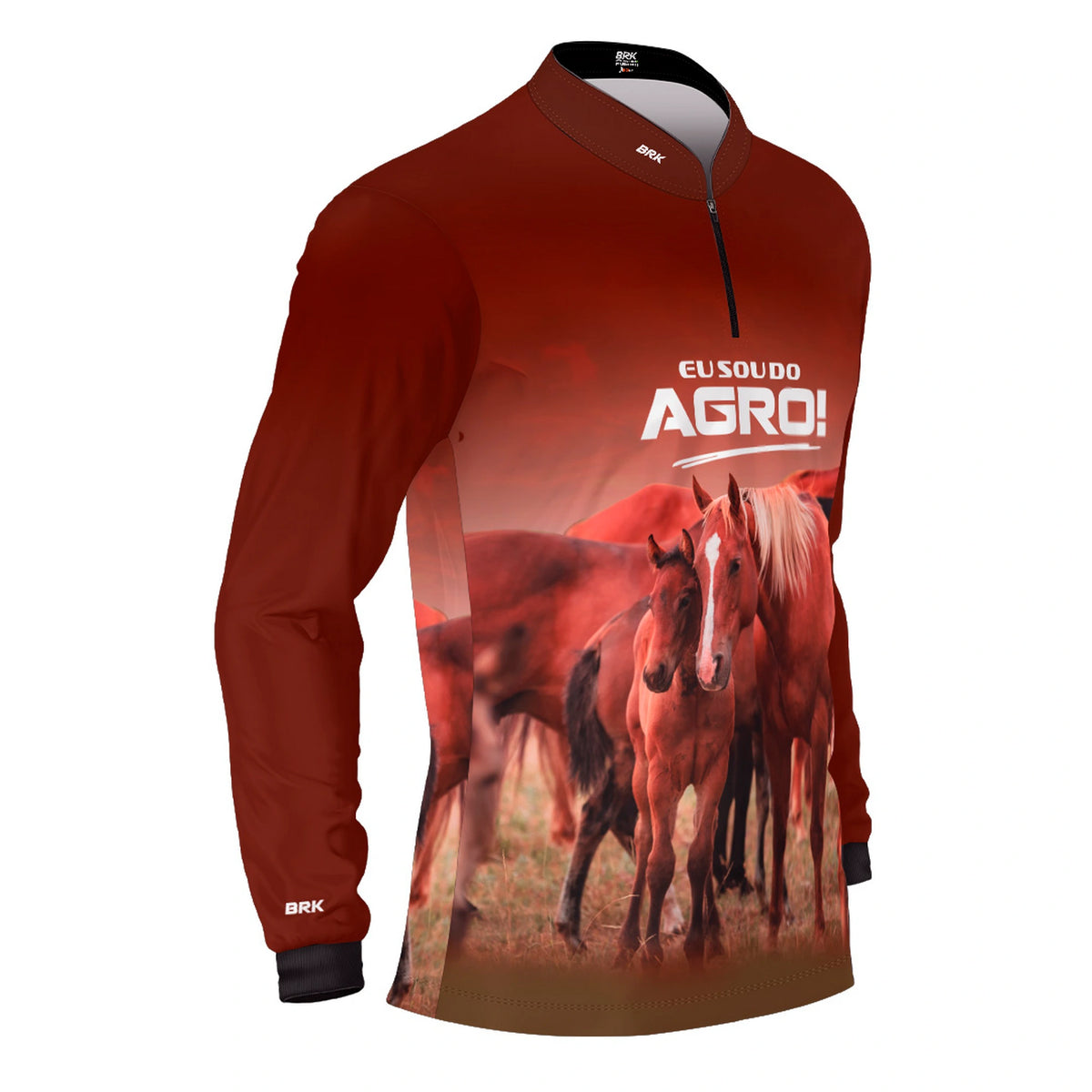 Camisa Agro Brk Eu Sou do Agro Tropilha Reunida com Proteção UV50 - Envio Imediato - Brk Agro