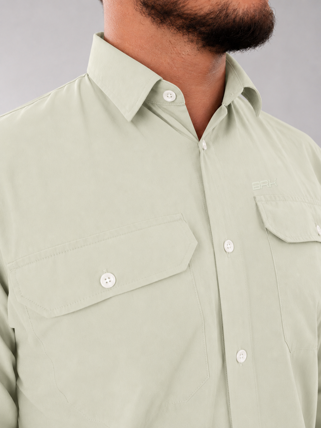 Camisa Work Verde Aloe Vera com Proteção UV50+