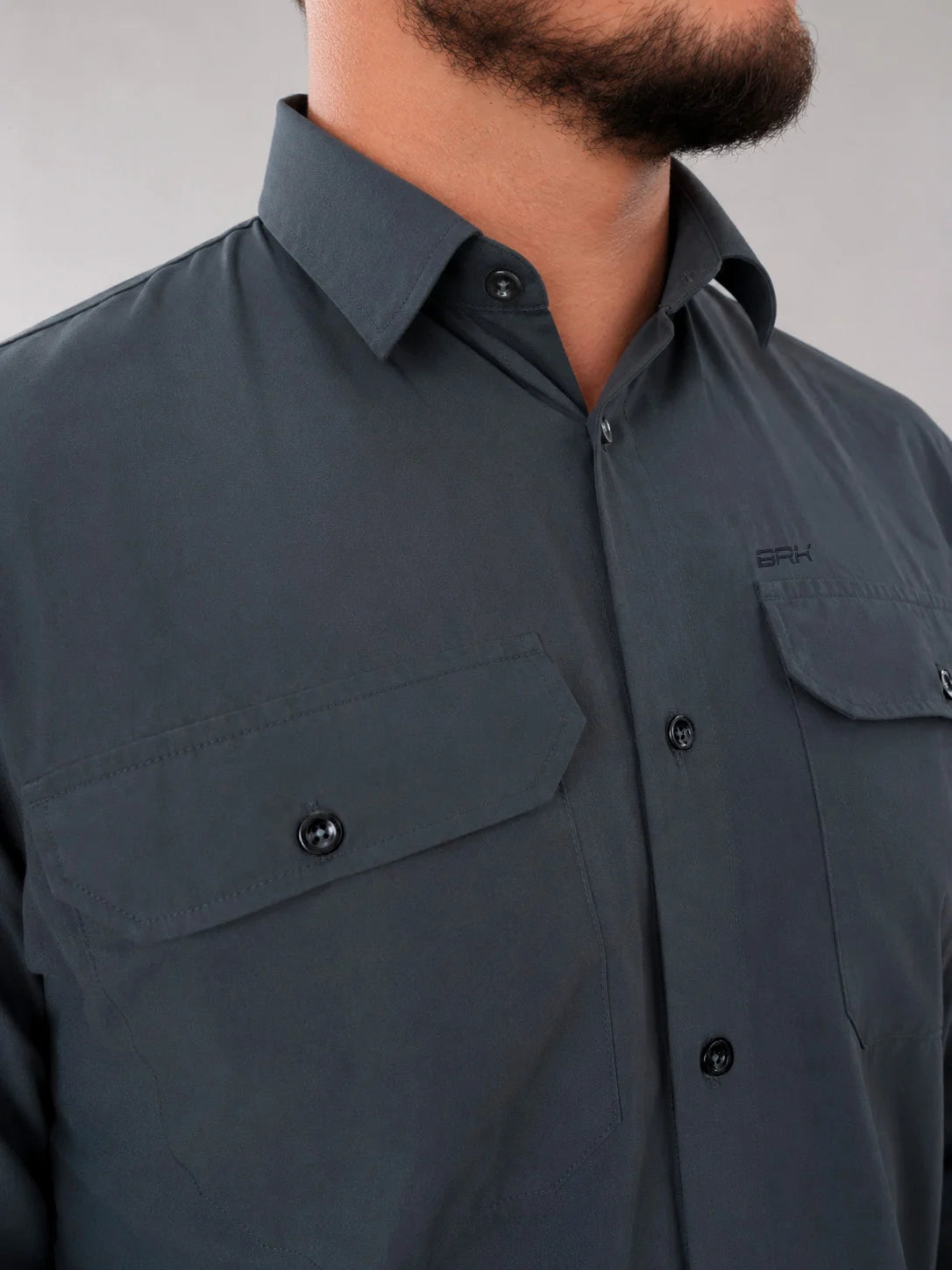 Camisa Work Chumbo com Proteção UV50+