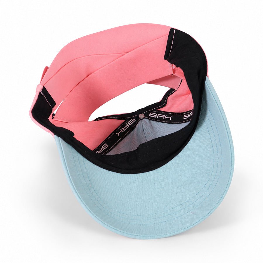Boné Feminino BRK Fishing Azul e Rosa Pastel