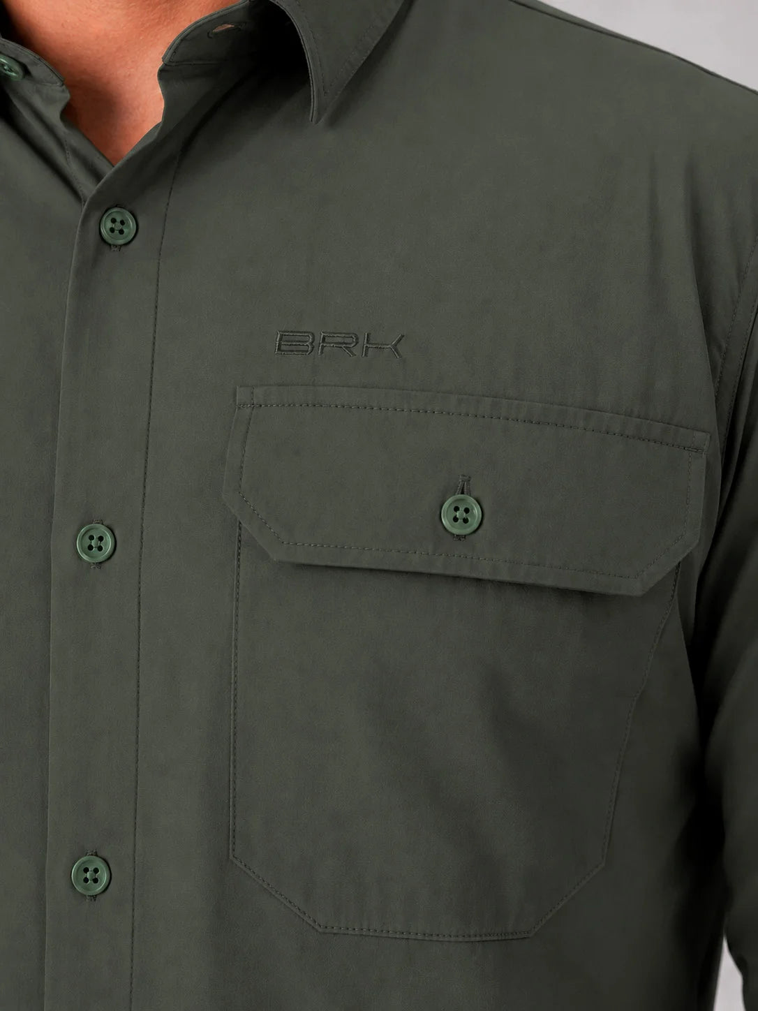 Camisa Work Alcaparra com Proteção UV50+