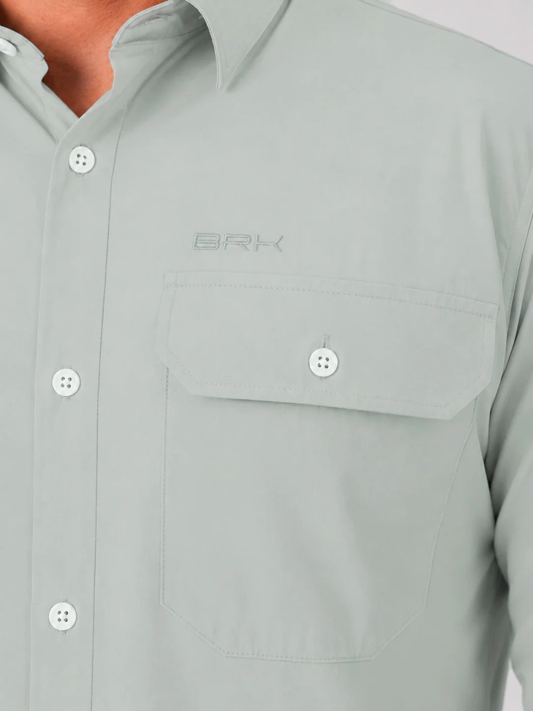 Camisa Work Cinza Ártico com Proteção UV50+