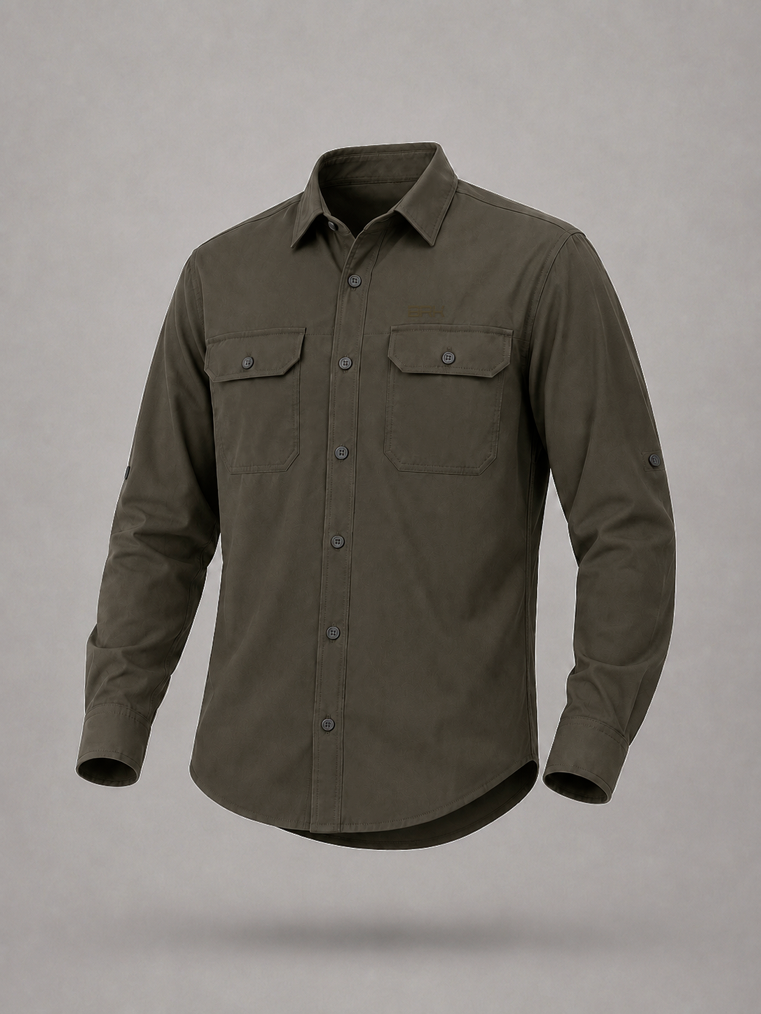 Camisa Work Verde Escuro com Proteção UV50+ - Brk Agro