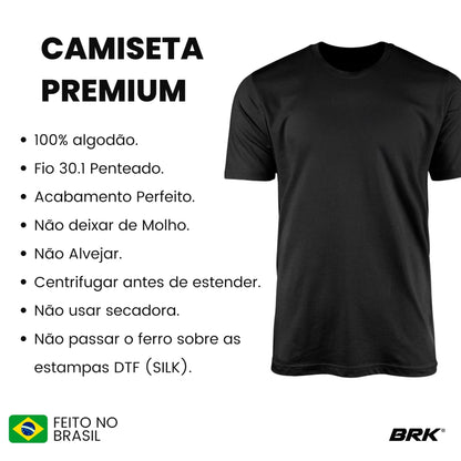 Camiseta Agro Brk Básica Lisa com Algodão Premium - Brk Agro