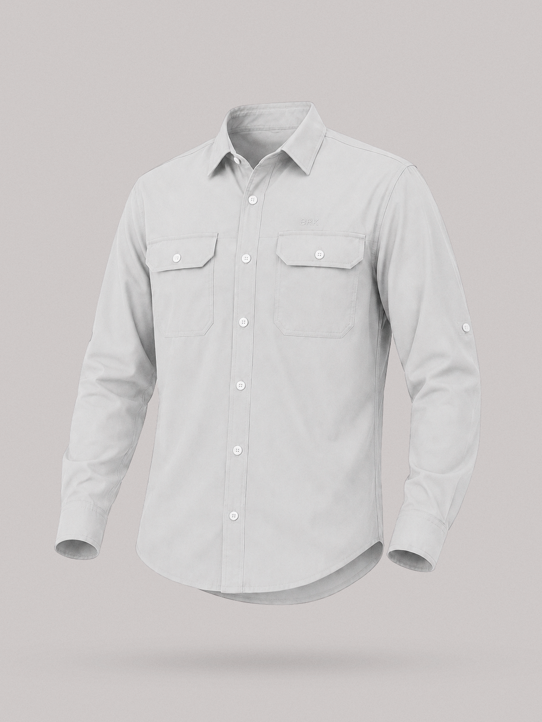 Camisa Work Cinza Ártico com Proteção UV50+