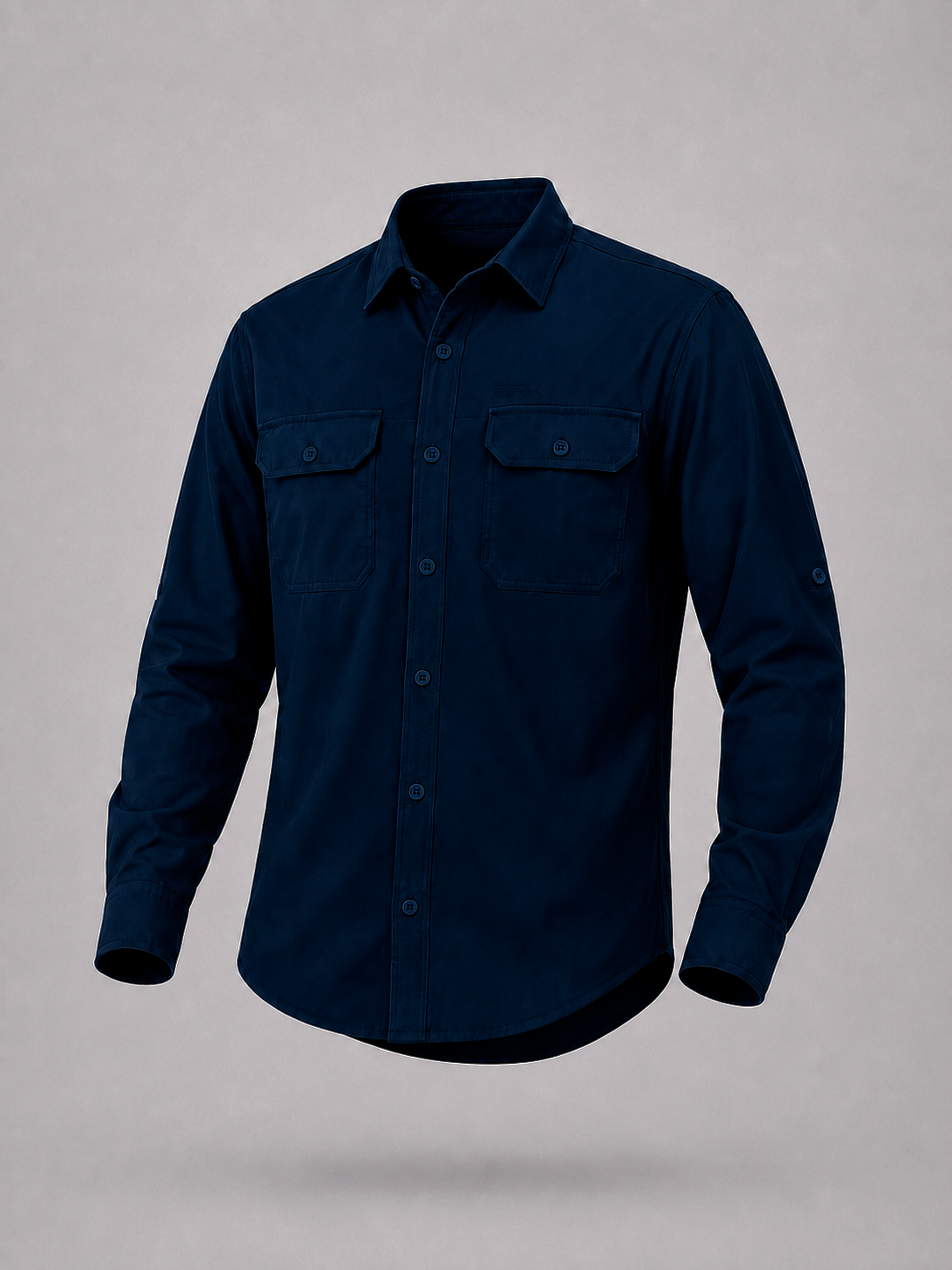 Camisa Work Azul Navy com Proteção UV50+