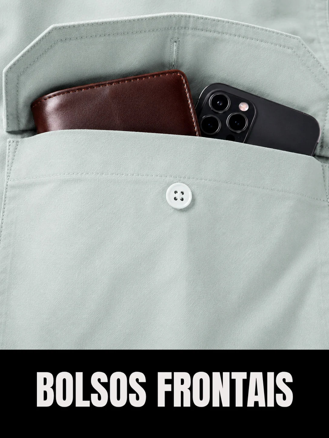 Camisa Work Cinza Ártico com Proteção UV50+