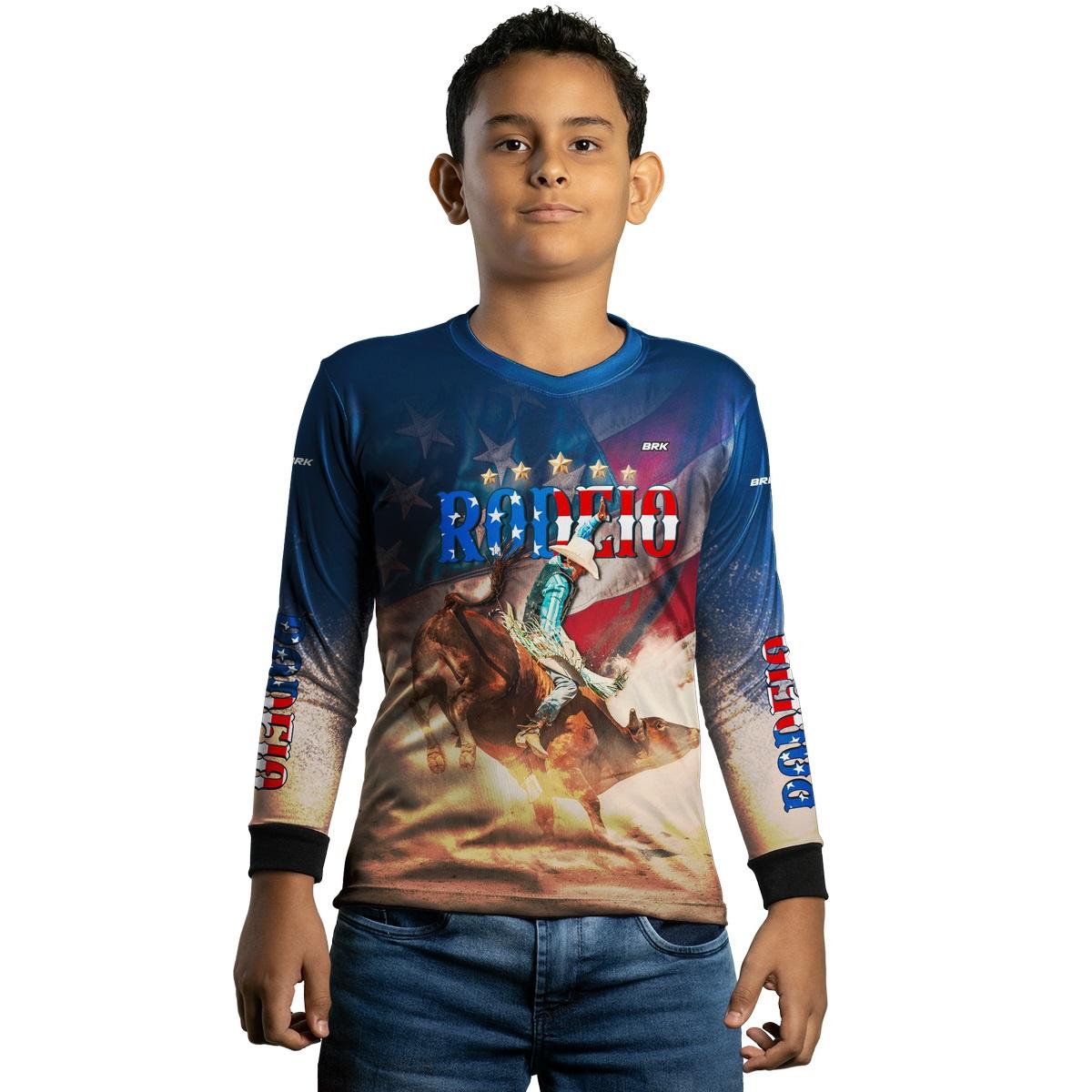 Camisa Agro Brk Rodeio EUA com Proteção Solar UV50+ - BRK AGRO