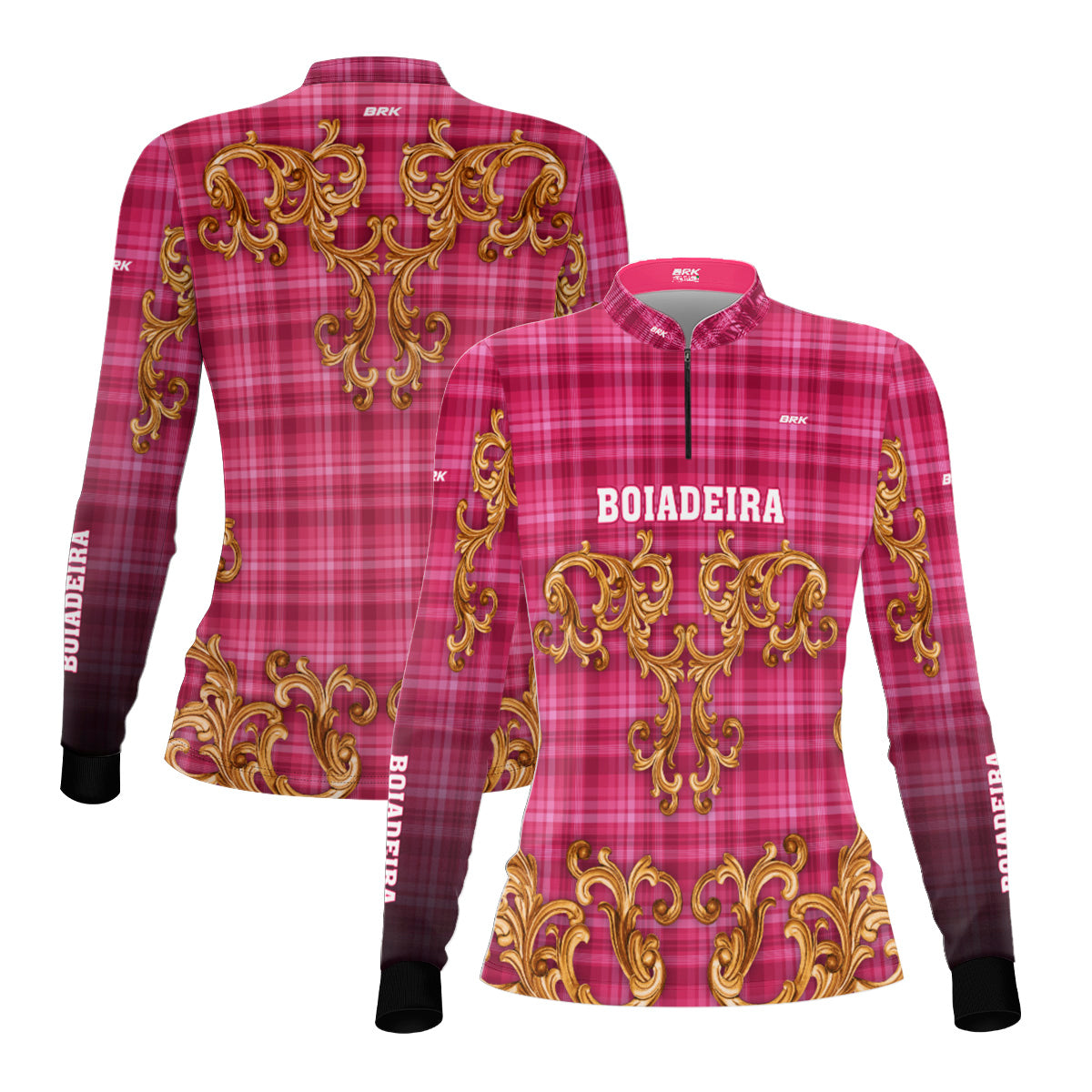 Camisa Agro Feminina Brk Boiadeira com Proteção Solar UV50+ - Brk Agro