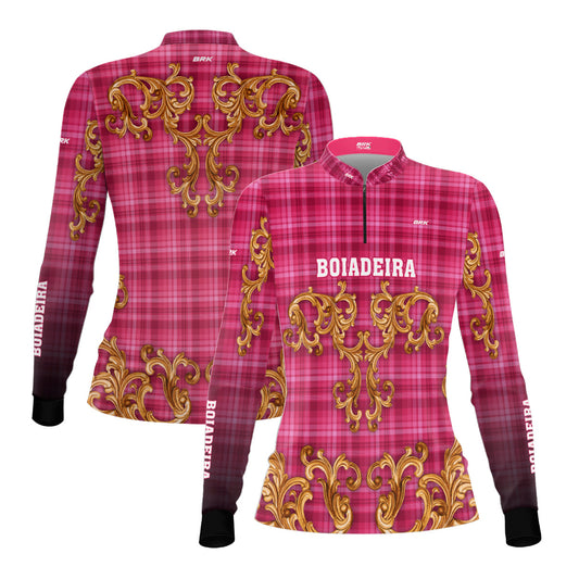 Camisa Agro Feminina Brk Boiadeira com Proteção Solar UV50+ - Brk Agro