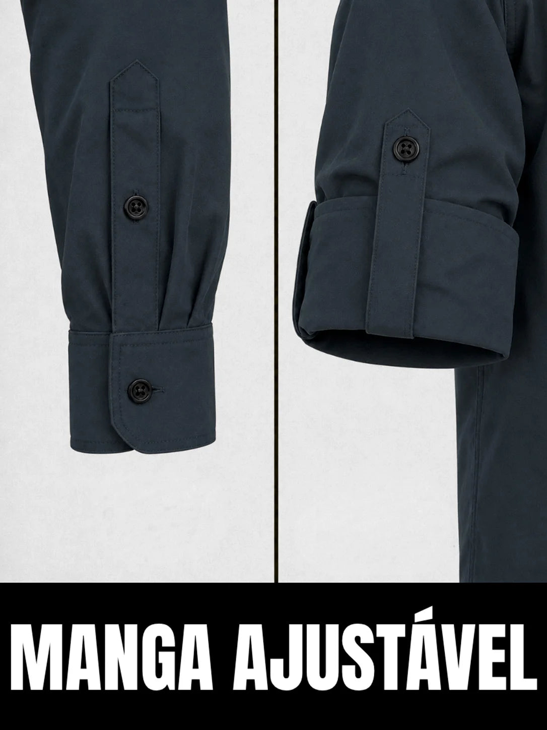 Camisa Work Chumbo com Proteção UV50+