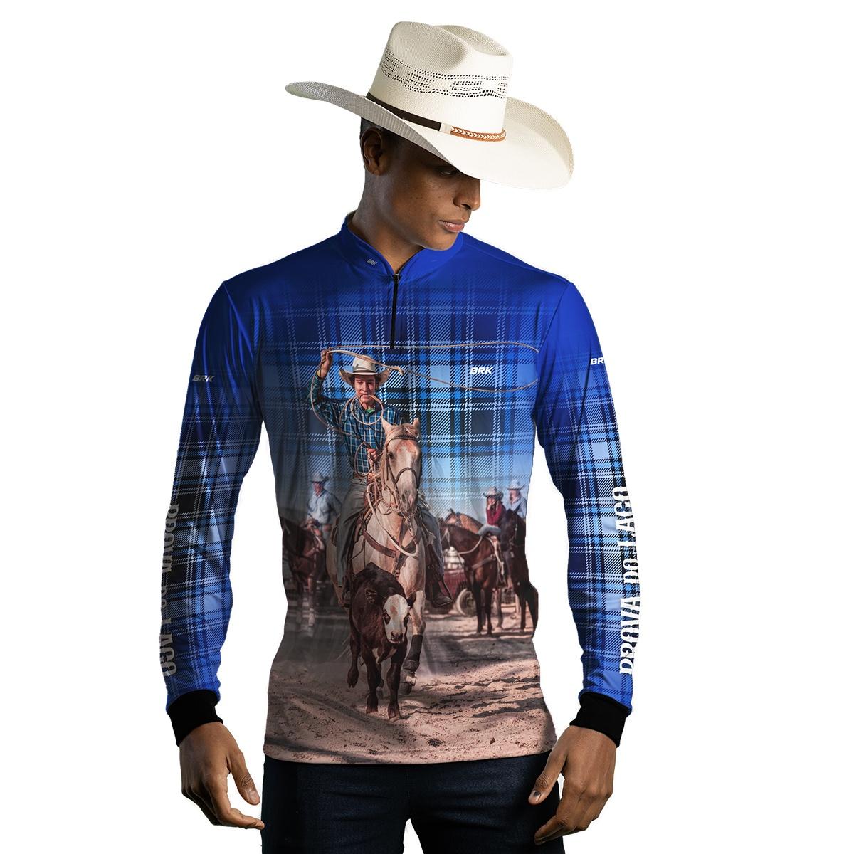 Camisa Agro Brk Prova do Laço com Proteção UV50+ - BRK AGRO