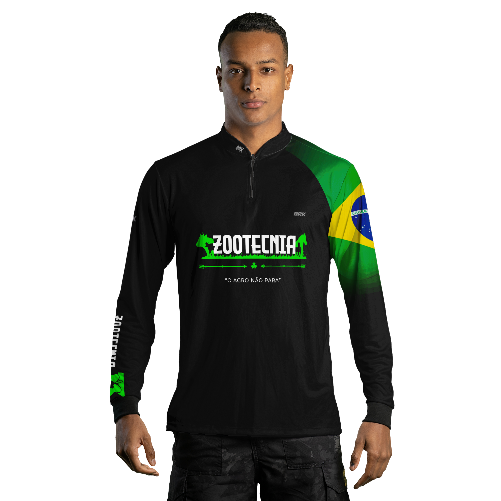 Camisa Agro Brk Zootecnia com UV50+ - BRK AGRO
