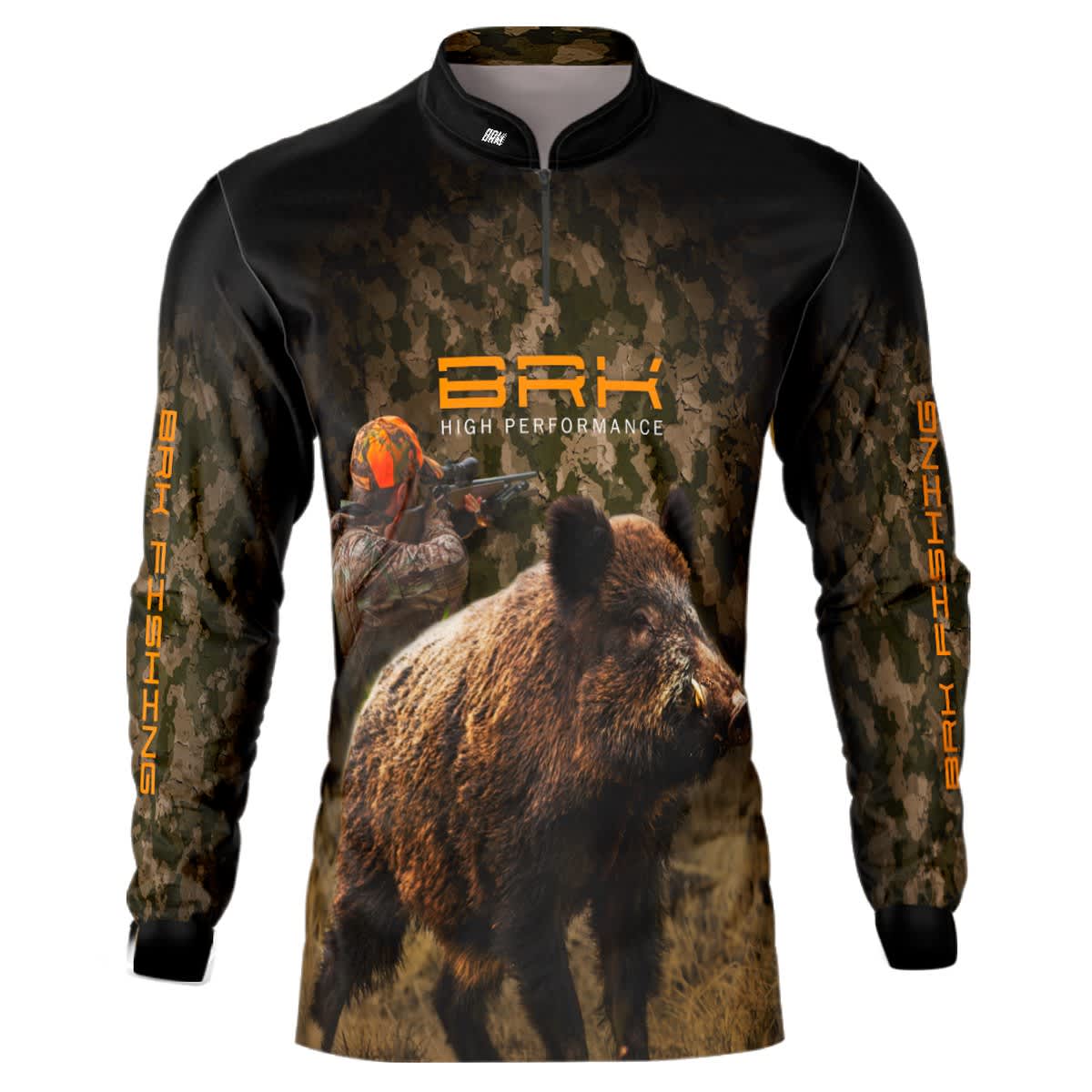 Camisa Agro Brk Camuflado Wild Boar com Proteção Solar UV50+ - Brk Agro